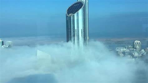 Fog Weather Month in Abu Dhabi