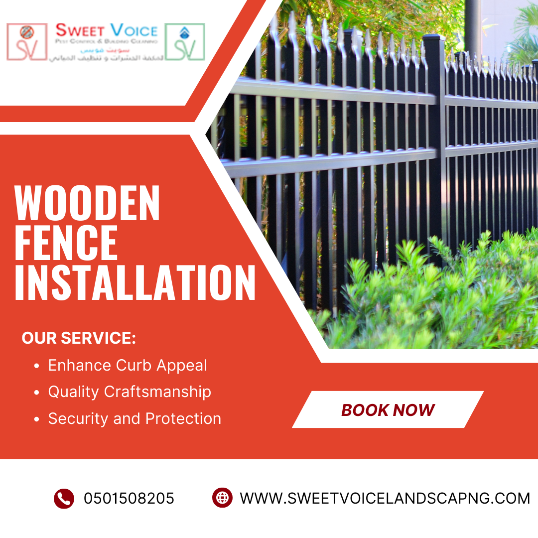 Enhancing Your Outdoor Space with Sweet Voice Wooden Fence Installation Service in Abu Dhabi