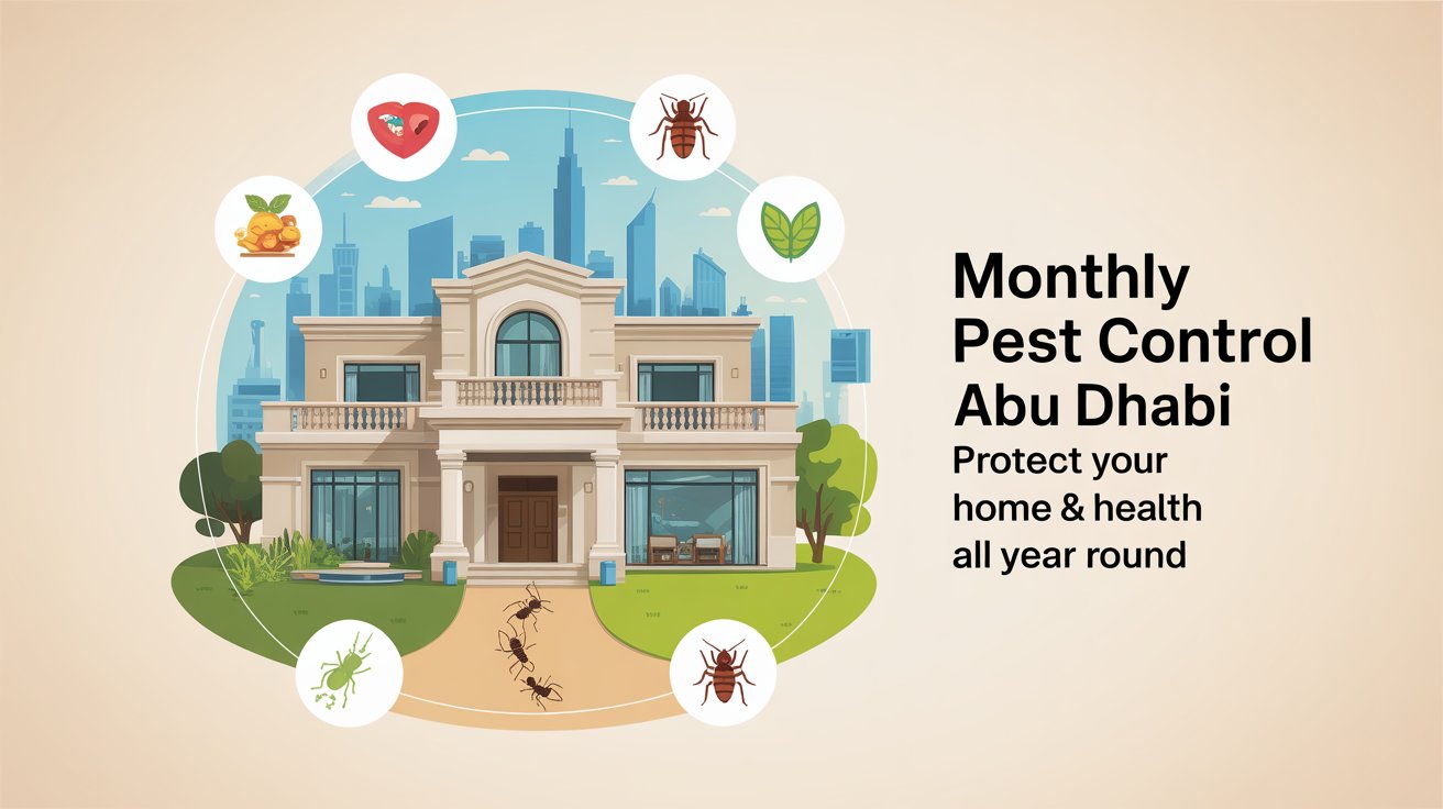 Monthly Pest Control Abu Dhabi: Protect Your Home & Health All Year Round